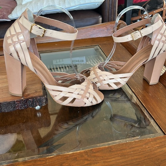 Raphaela Booz Braided Leather Heels - Picture 4 of 10